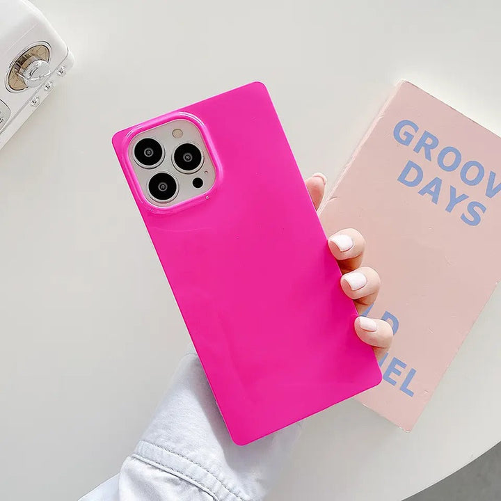 iPhone Neon Series Square Bumper Glossy Cover