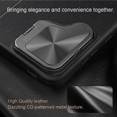 Samsung Galaxy S24 Nillkin Qin Prop Leather Case Cover Brown