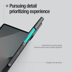 Samsung Galaxy Z Fold 6 5G Nillkin Super Frosted Shield Folding S Pen Holder Cover (Black)