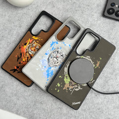 Samsung Galaxy S25 Ultra Wild Animal 3D Embroidery MagSafe Case