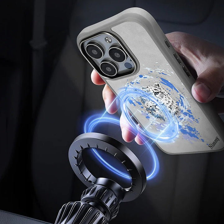 iPhone 16 Series Wild Animal 3D Embroidery MagSafe Case