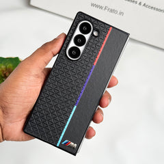 Samsung Galaxy Z fold 6 M Performance Sports Car Logo dual Shade Design Case Cover