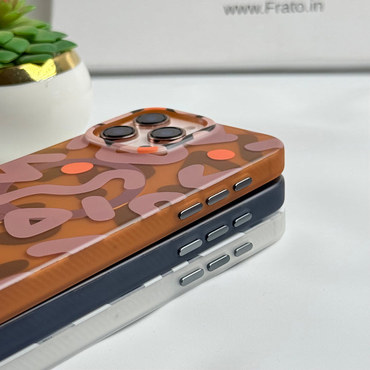 iPhone Geometric Graffiti Shockproof MagSafe Case Cover