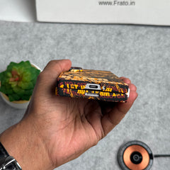 Samsung Galaxy Z Fold Series Carbon Fiber Texture Tiger Lion Design Hard Pc MagSafe Case Cover