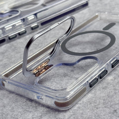 Samsung Galaxy S24 Ultra Transparent MagSafe Cover With Metal Camera Bump Kick Stand