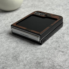 Samsung Galaxy Z Flip 6 Luxury CC Brand PU Leather Design Case Cover