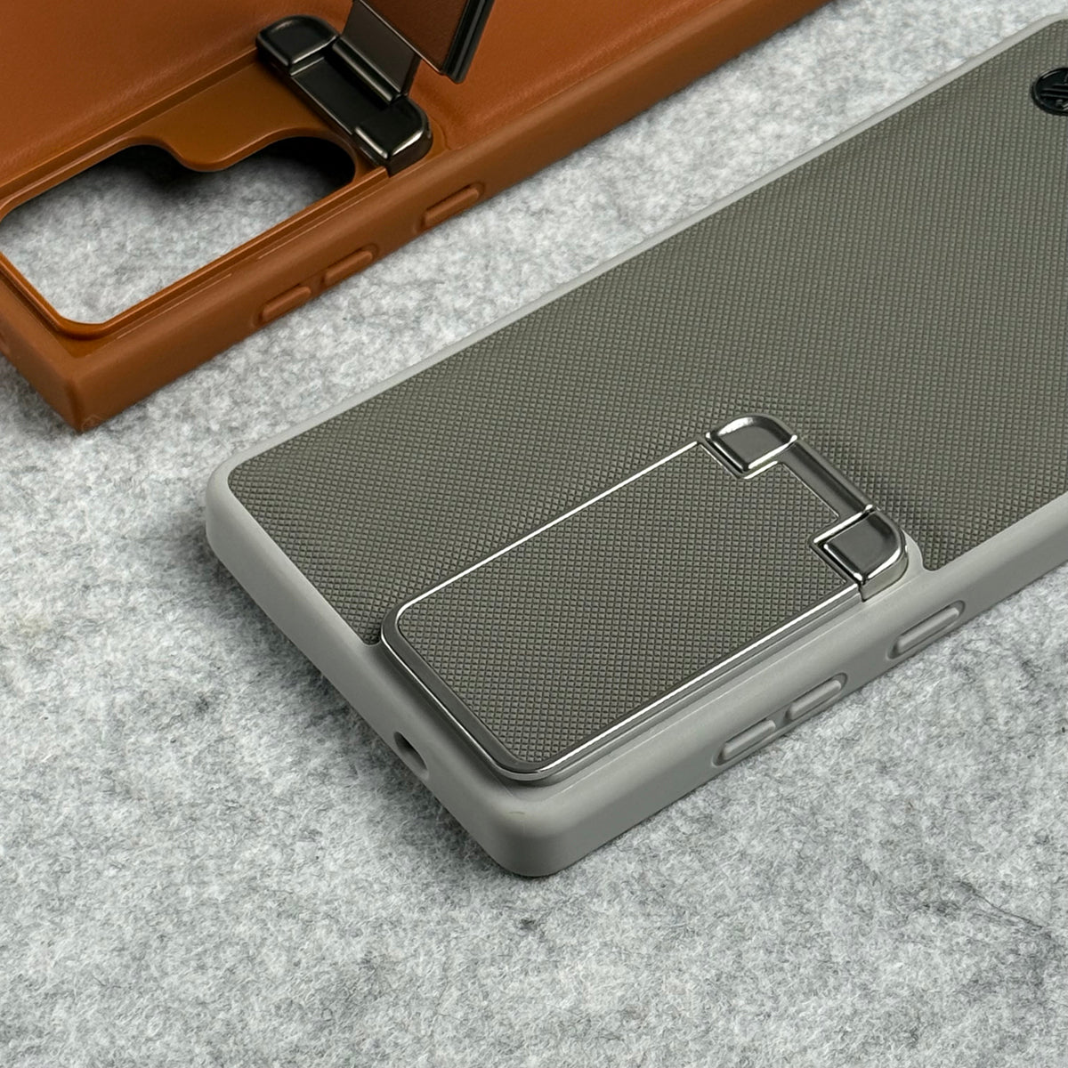Samsung Galaxy Ultra Series Metal Camera Cap with Stand Cover