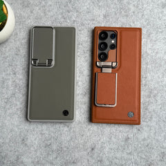 Samsung Galaxy Ultra Series Metal Camera Cap with Stand Cover