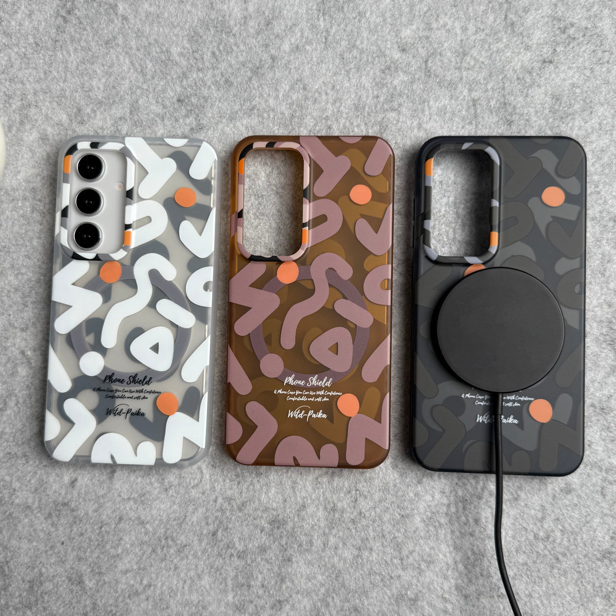Samsung Galaxy S Series Geometric Graffiti Shockproof MagSafe Case Cover