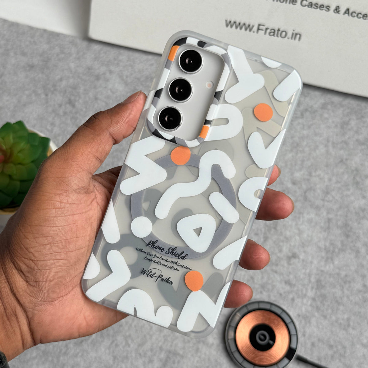 Samsung Galaxy S Series Geometric Graffiti Shockproof MagSafe Case Cover