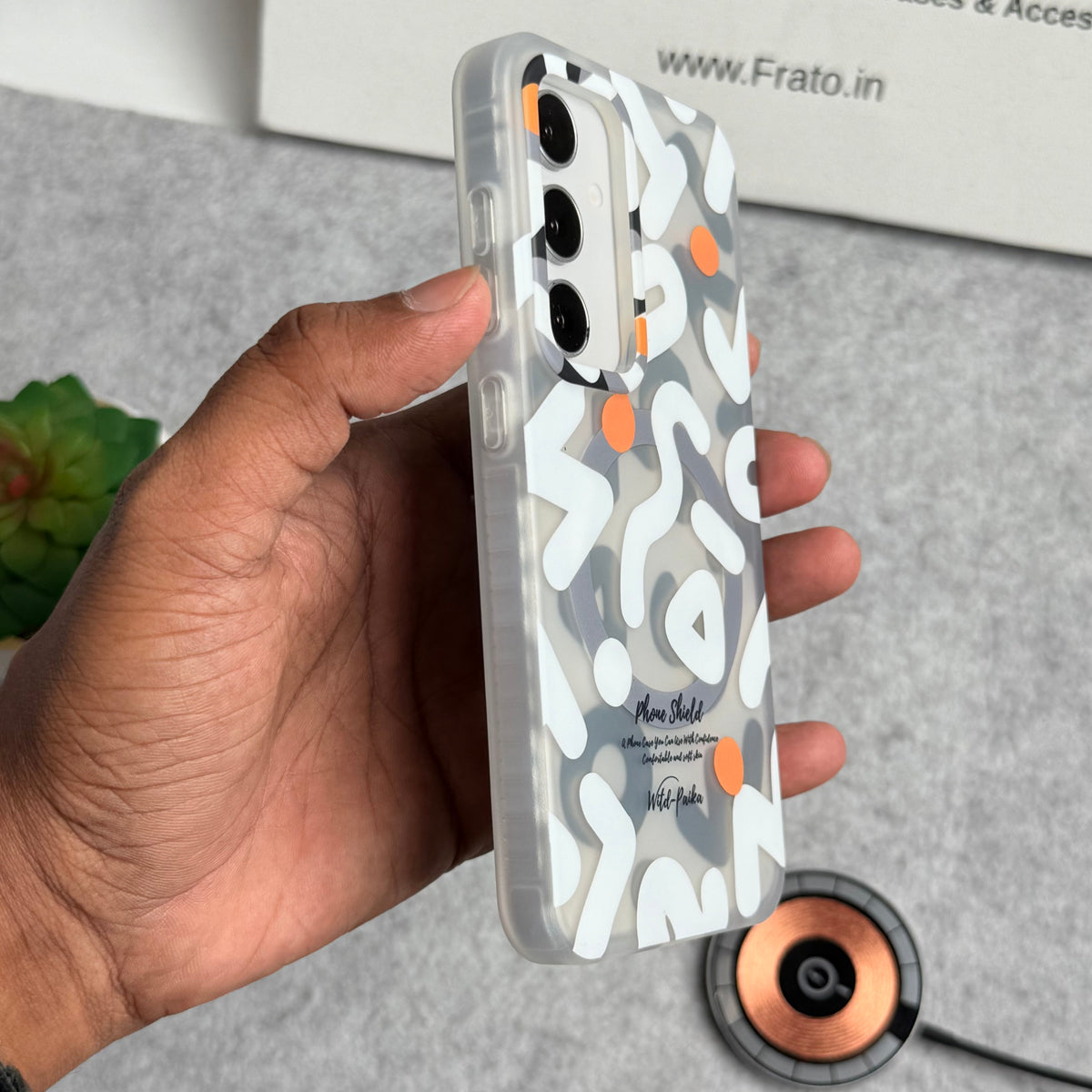 Samsung Galaxy S Series Geometric Graffiti Shockproof MagSafe Case Cover
