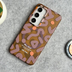Samsung Galaxy S Series Geometric Graffiti Shockproof MagSafe Case Cover