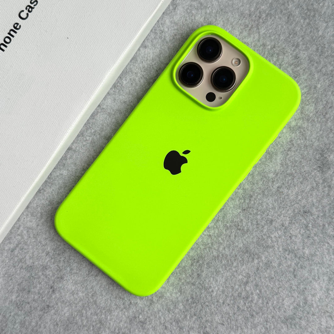 iPhone 16 Series Liquid Silicone Case Cover (Neon Green) Case24x7.com iPhone 16 Series Liquid Silicone Case Cover (Neon Green) Case24x7.com