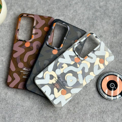 Samsung Galaxy S Series Geometric Graffiti Shockproof MagSafe Case Cover