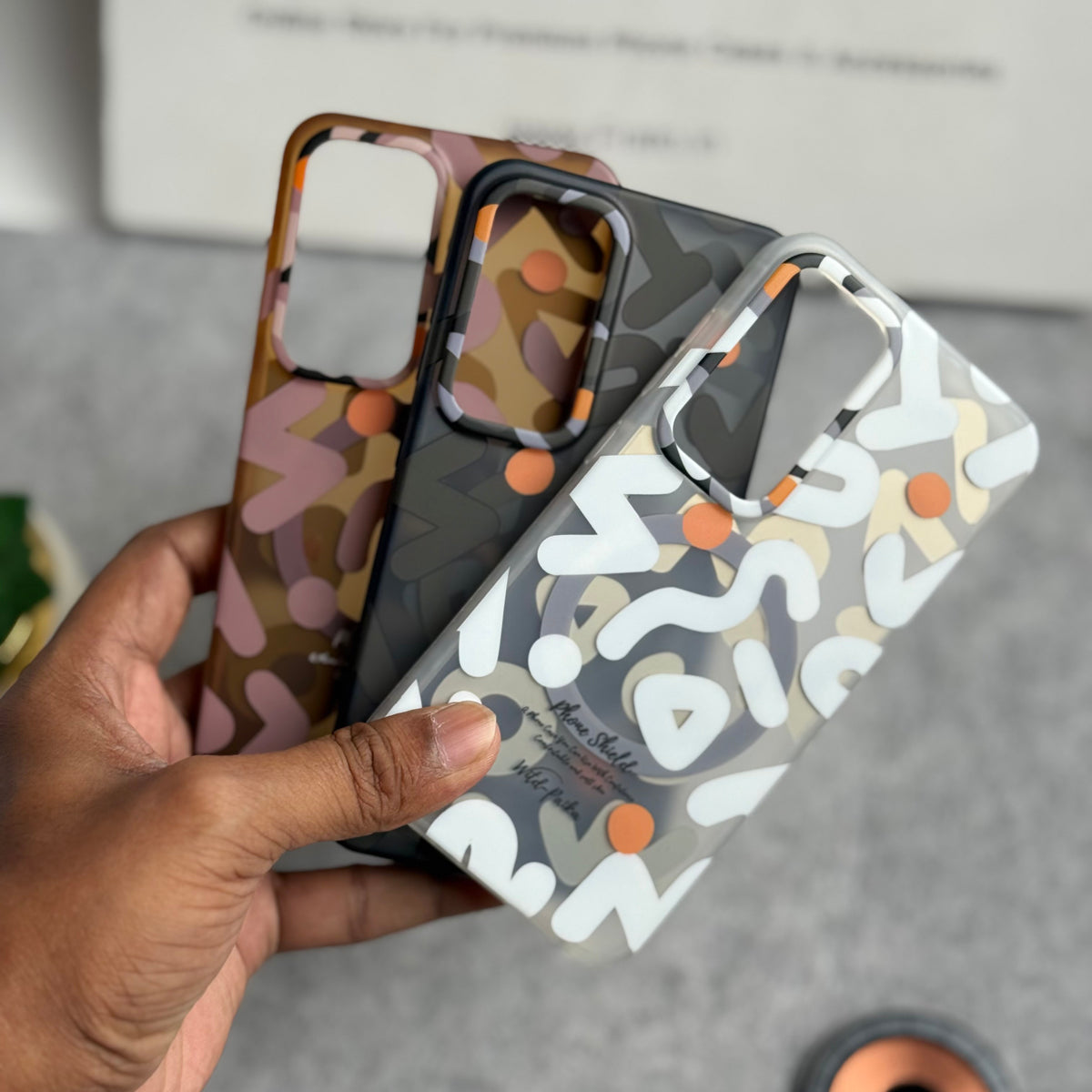 Samsung Galaxy S Series Geometric Graffiti Shockproof MagSafe Case Cover