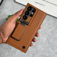 Samsung Galaxy Ultra Series Metal Camera Cap with Stand Cover