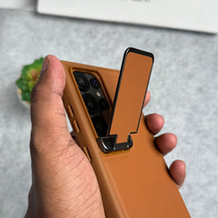 Samsung Galaxy Ultra Series Metal Camera Cap with Stand Cover