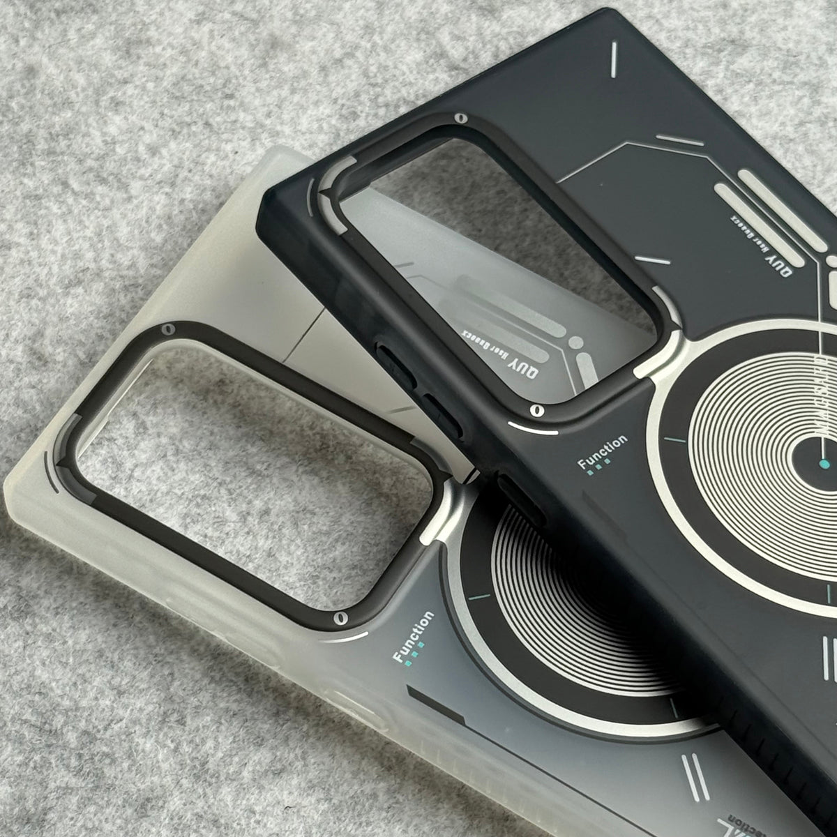 Samsung Galaxy S24 Ultra Matte Futuristic Design Magnetic MagSafe Charging Case