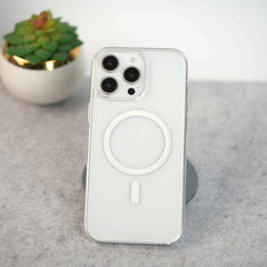 iPhone 16 Series High Quality Cristal Case Strong MagSafe IC Working Case Cover