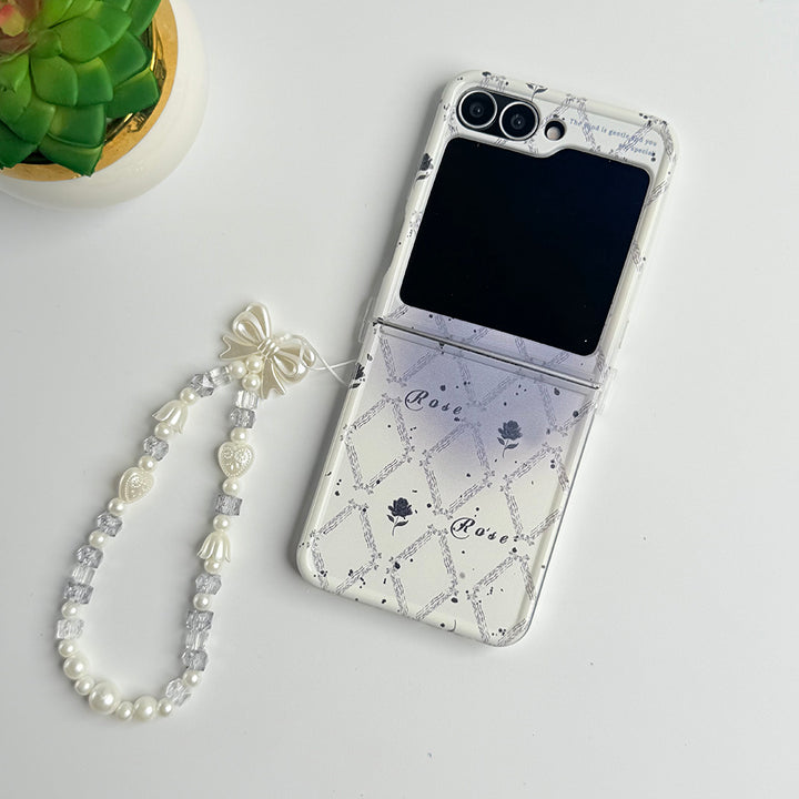 Samsung Galaxy Z Flip 6 Two Rose Design Case Cover