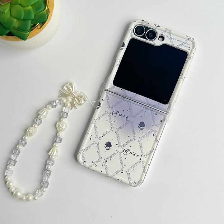 Samsung Galaxy Z Flip 6 Two Rose Design Case Cover