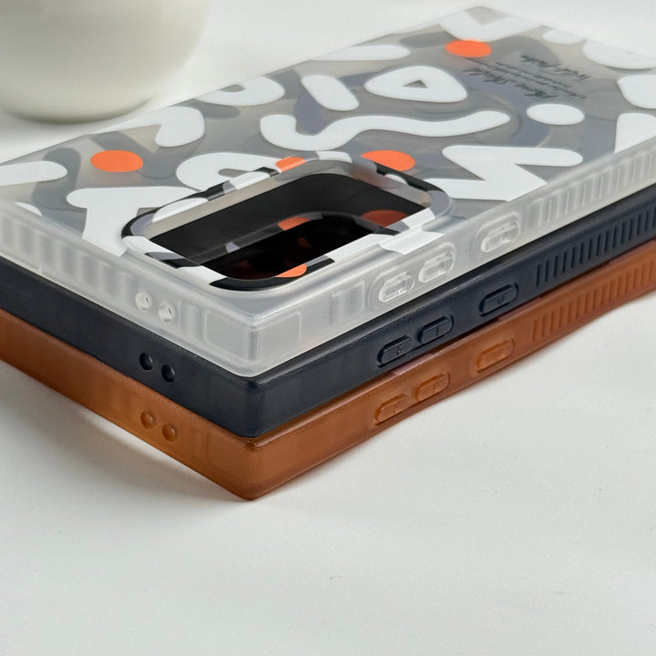 Samsung Galaxy S24 Ultra Geometric Graffiti Shockproof MagSafe Case Cover
