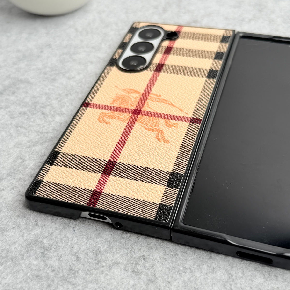 Samsung Galaxy Z Fold 6 Luxury BRY PU Leather Case Cover