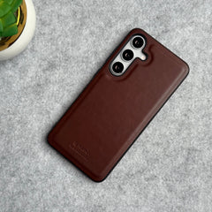 Samsung Galaxy S24 Plus PU Leather Thin Case Cover Minimalistic Design