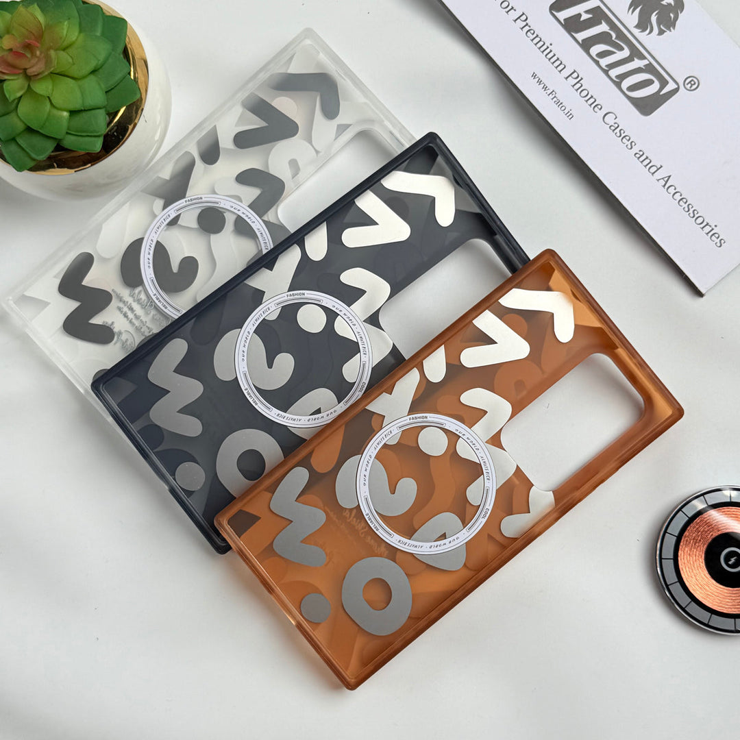 Samsung Galaxy S24 Ultra Geometric Graffiti Shockproof MagSafe Case Cover