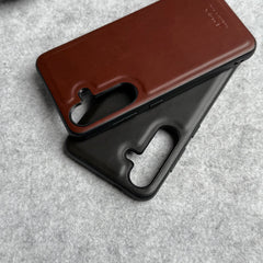Samsung Galaxy S24 PU Leather Thin Case Cover Minimalistic Design