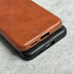 Samsung Galaxy S Series Texture Leather Camera Bumper Magsafe Cover