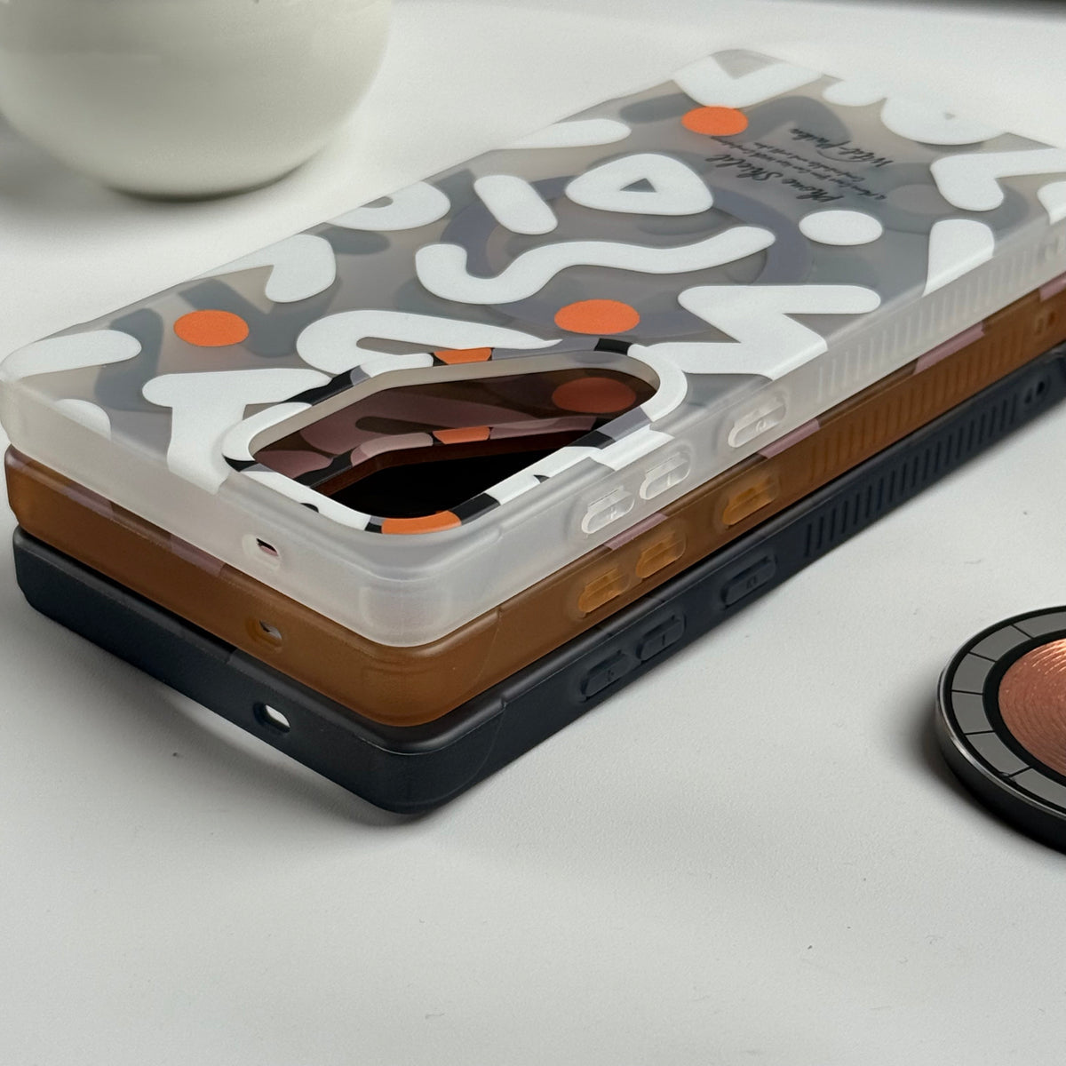 Samsung Galaxy S26 Ultra Geometric Graffiti Shockproof MagSafe Case Cover