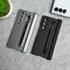 Samsung Galaxy Z Fold 6 Metal S-Pen front Glass Protection Hinge Case Folding Cover
