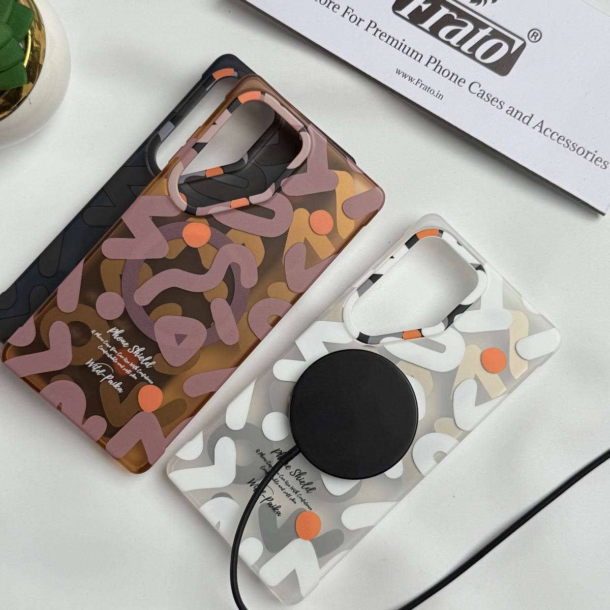 Samsung Galaxy S26 Ultra Geometric Graffiti Shockproof MagSafe Case Cover