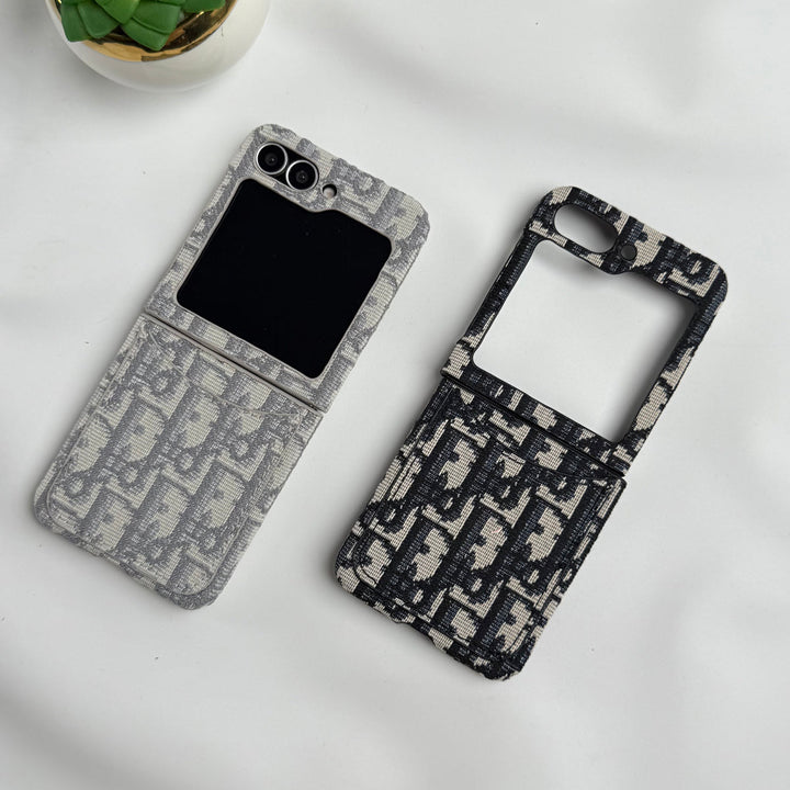Samsung Galaxy Z Flip 6 luxury Brand CD Card Holder Case Cover