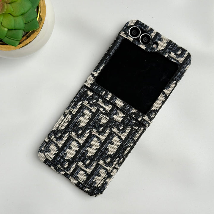 Samsung Galaxy Z Flip 6 luxury Brand CD Card Holder Case Cover