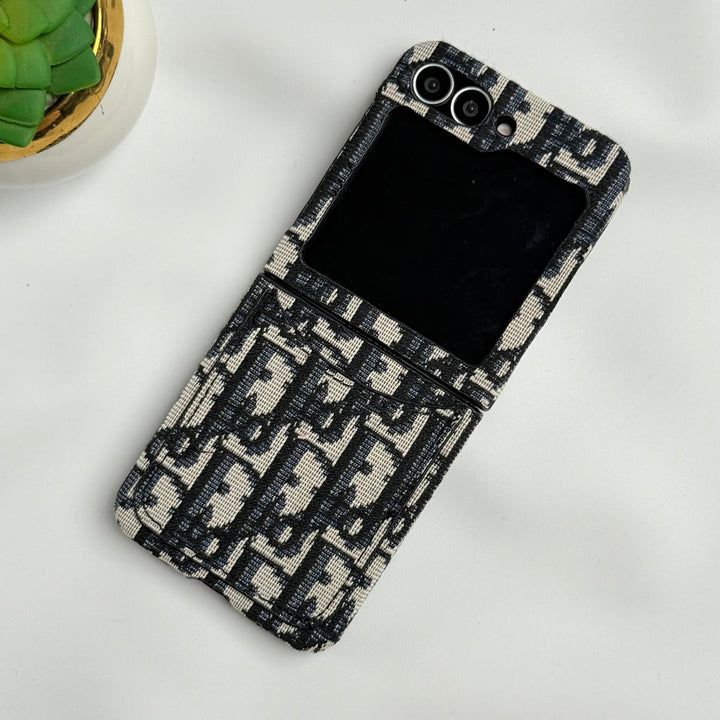 Samsung Galaxy Z Flip 6 luxury Brand CD Card Holder Case Cover