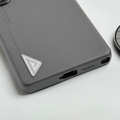 Samsung Galaxy S25 Ultra Leather Texture MagSafe PVC NUIU Case With Metal Camera Bump