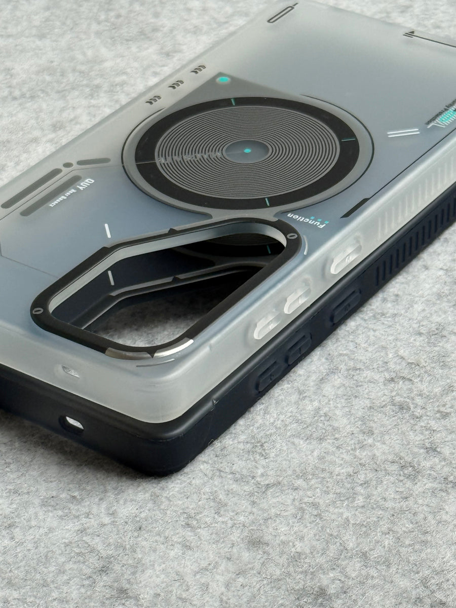 Samsung Galaxy S25 Ultra Magsafe Matte Futuristic Design Magnetic MagSafe Charging Case