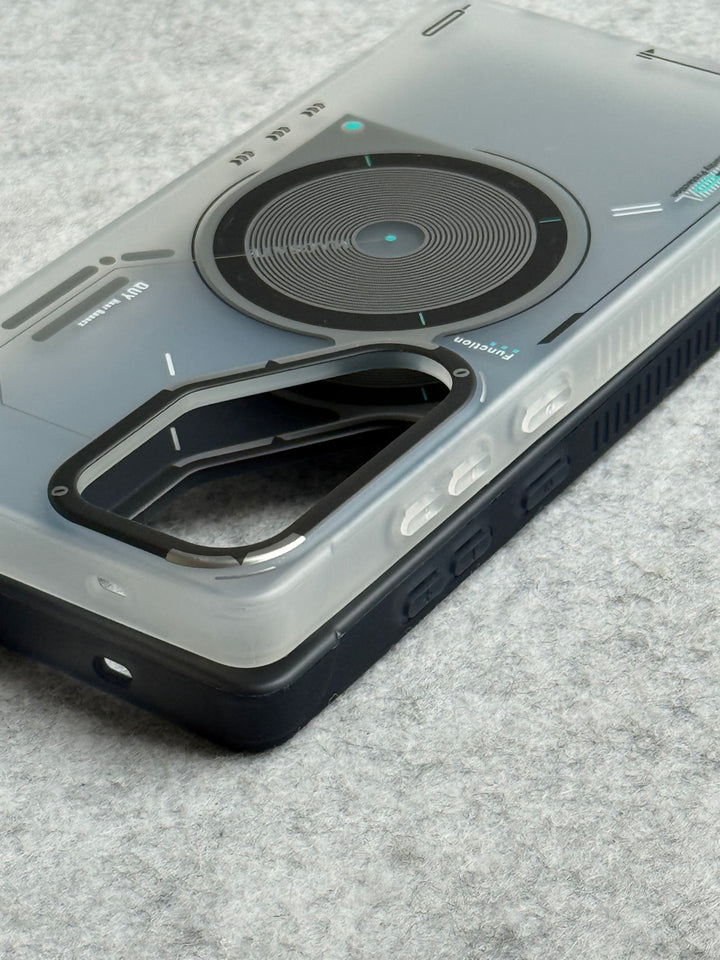 Samsung Galaxy S25 Ultra Magsafe Matte Futuristic Design Magnetic MagSafe Charging Case