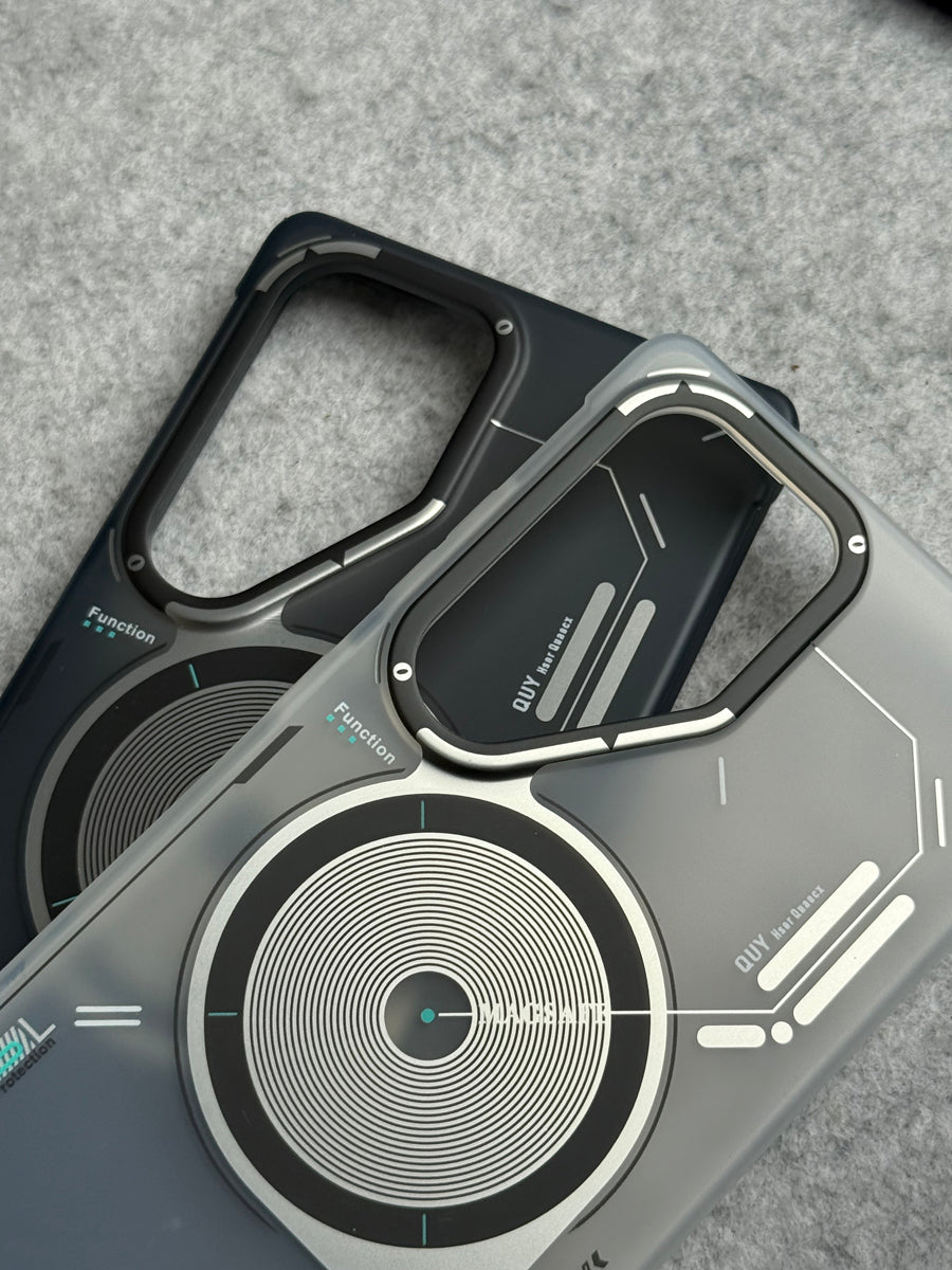 Samsung Galaxy S25 Ultra Magsafe Matte Futuristic Design Magnetic MagSafe Charging Case