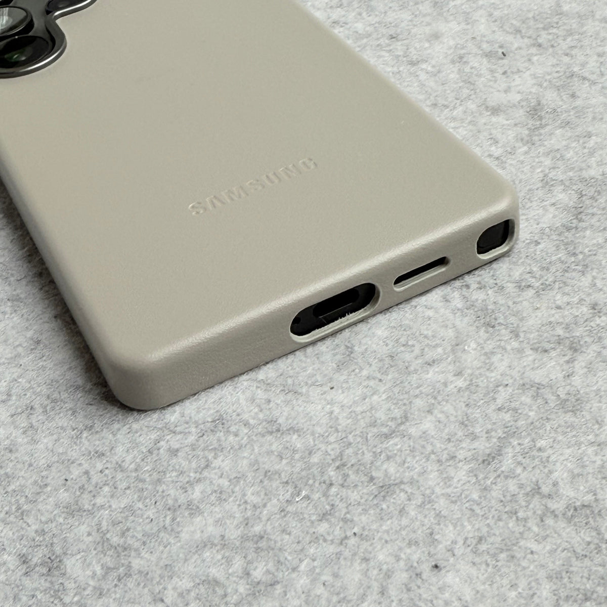 Samsung Galaxy S26 Ultra Premium PU Leather MagSafe Case With Aluminium Camera Bump