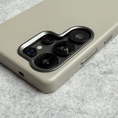 Samsung Galaxy S26 Ultra Premium PU Leather MagSafe Case With Aluminium Camera Bump