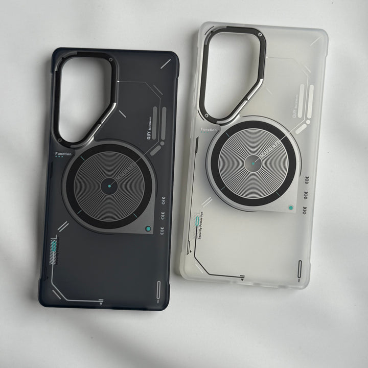 Samsung Galaxy S25 Ultra Magsafe Matte Futuristic Design Magnetic MagSafe Charging Case
