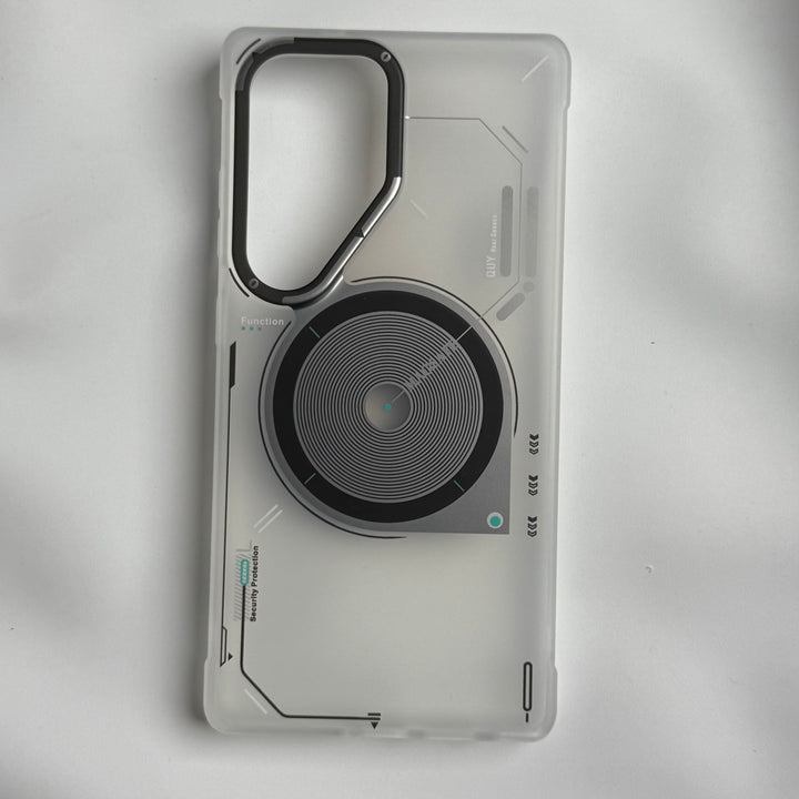 Samsung Galaxy S25 Ultra Magsafe Matte Futuristic Design Magnetic MagSafe Charging Case