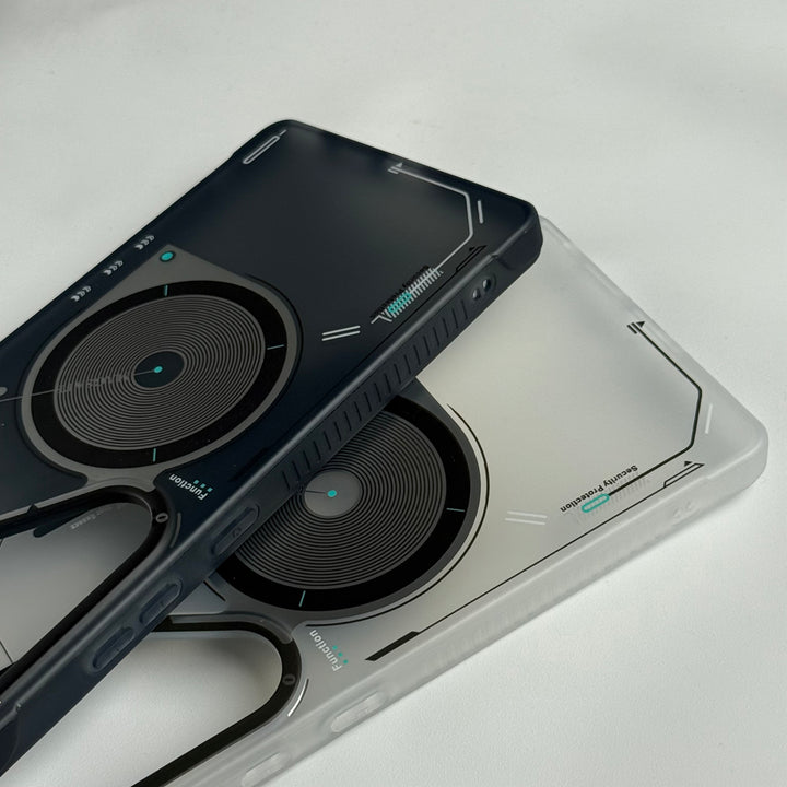 Samsung Galaxy S25 Ultra Magsafe Matte Futuristic Design Magnetic MagSafe Charging Case