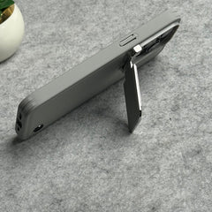iPhone 15 Series Metal Camera Cap Stand Case Cover (WHITE)