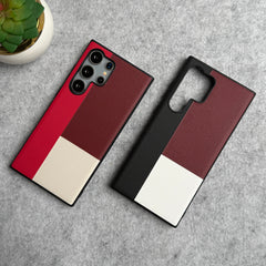Galaxy S23 Ultra Classic Three Colors Shade Case Cover
