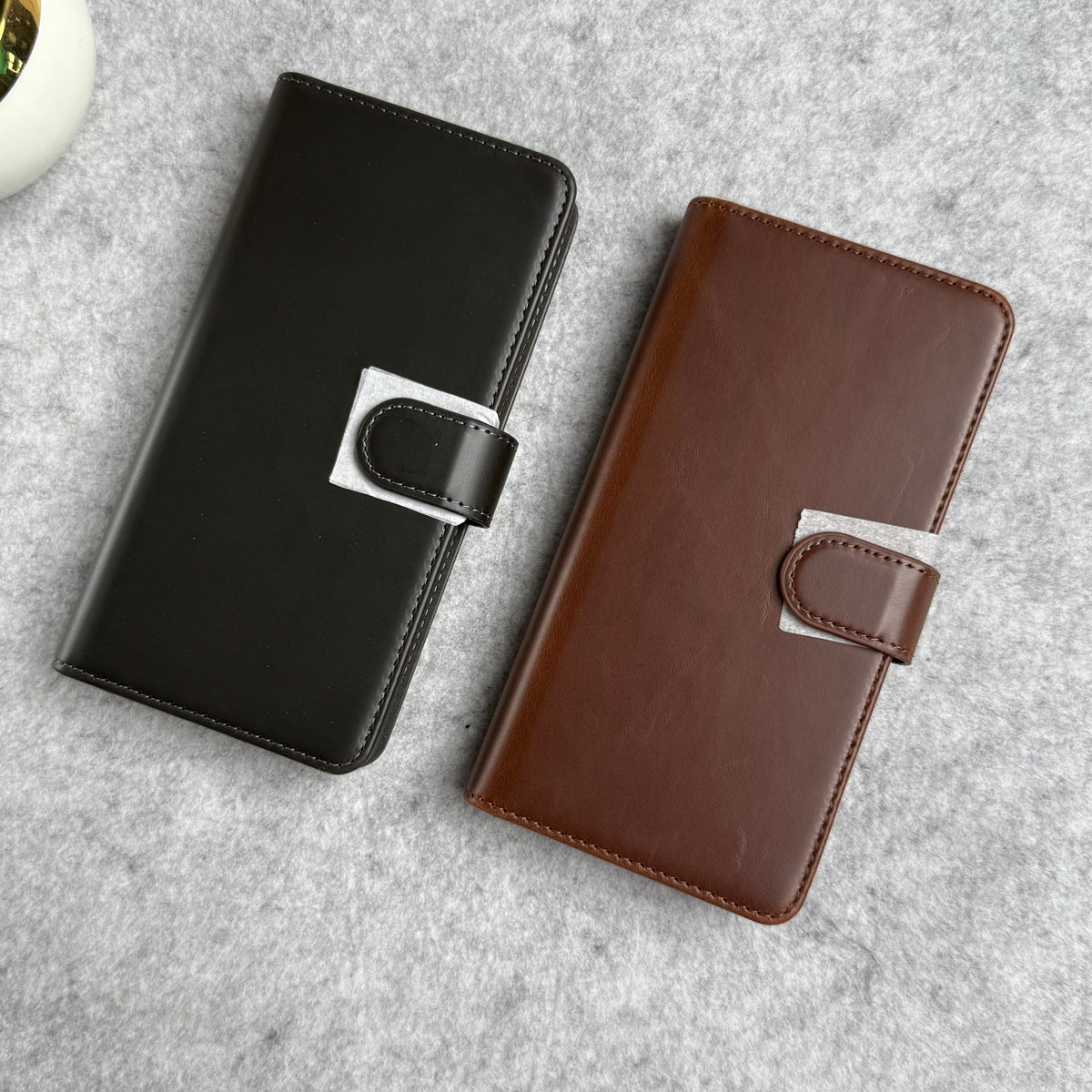 Samsung Galaxy S25 Edge Leather Flip 2 in 1 Detachable Front and Back Wallet Case Cover