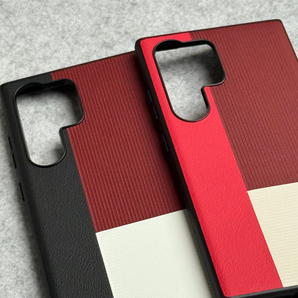 Galaxy S23 Ultra Classic Three Colors Shade Case Cover